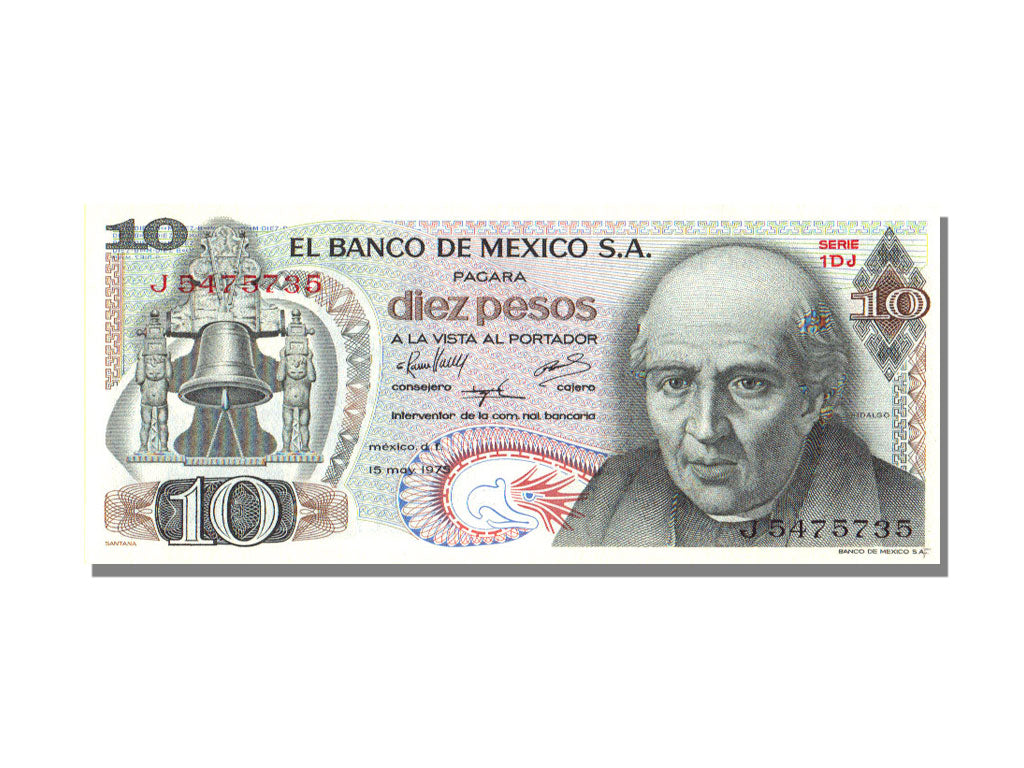 Mexico, 10 Pesos, 1975, KM #63h, 1975-05-15, UNC(65-70), J5475735