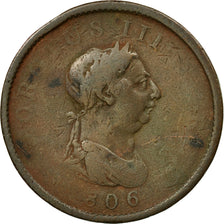 Coin, Great Britain, George III, Penny, 1806, VF(20-25), Copper, KM:663