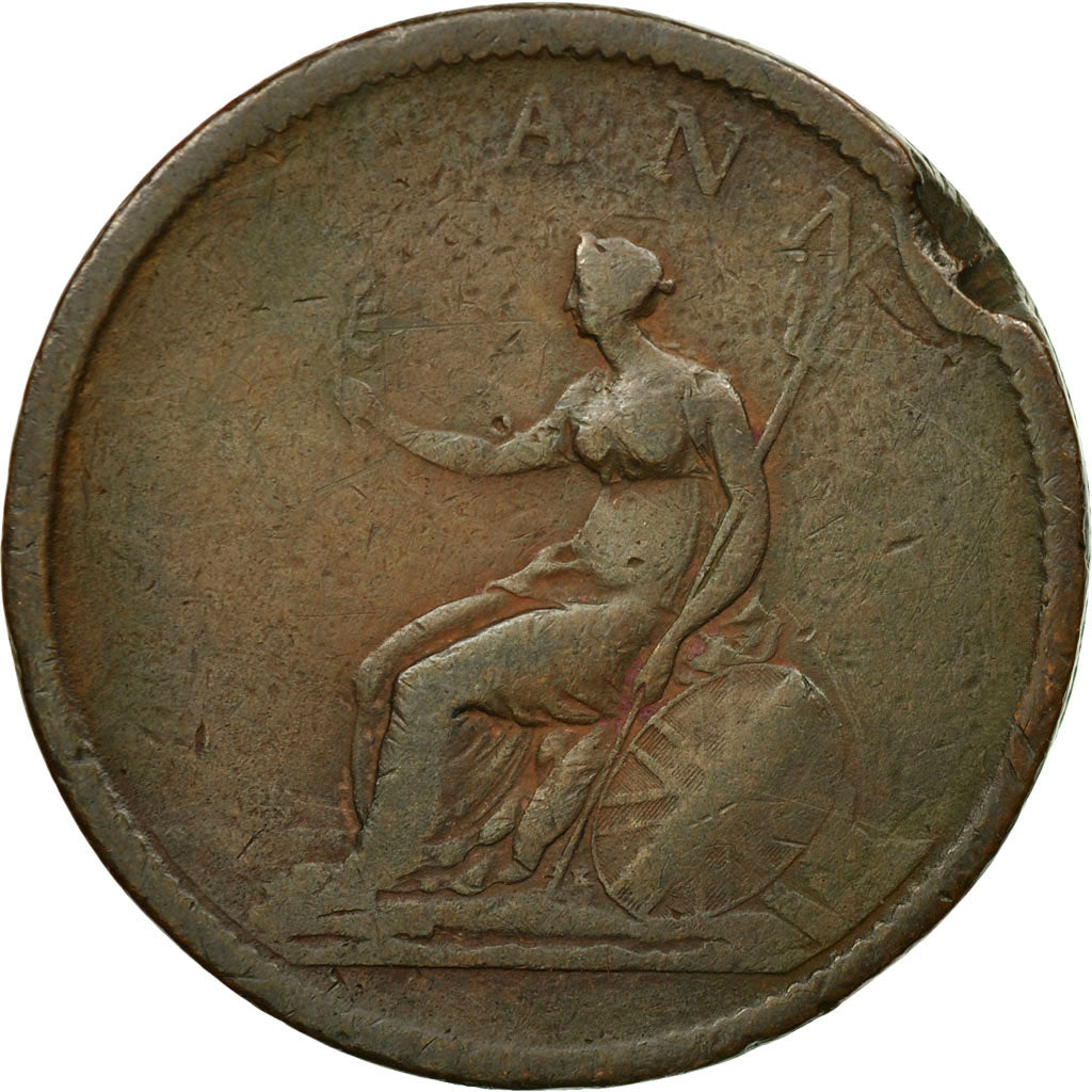 Coin, Great Britain, George III, Penny, 1806, VF(20-25), Copper, KM:663