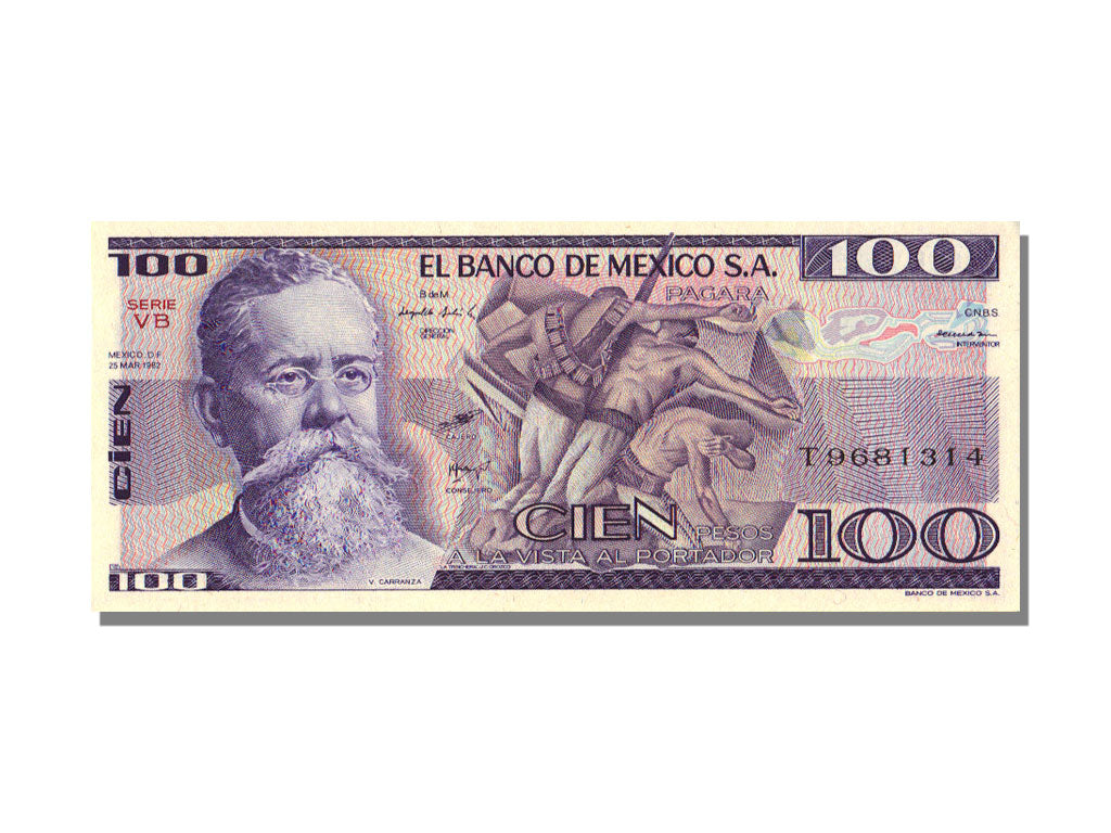 Mexico, 100 Pesos, 1982, 1982-03-25, UNC(65-70)