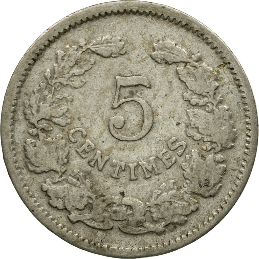 Moneta, Luksemburg, Adolphe, 5 Centimes, 1901, VF(30-35), Miedź-Nikiel, KM:24