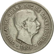 Coin, Luxembourg, William IV, 5 Centimes, 1908, VF(30-35), Copper-nickel, KM:26