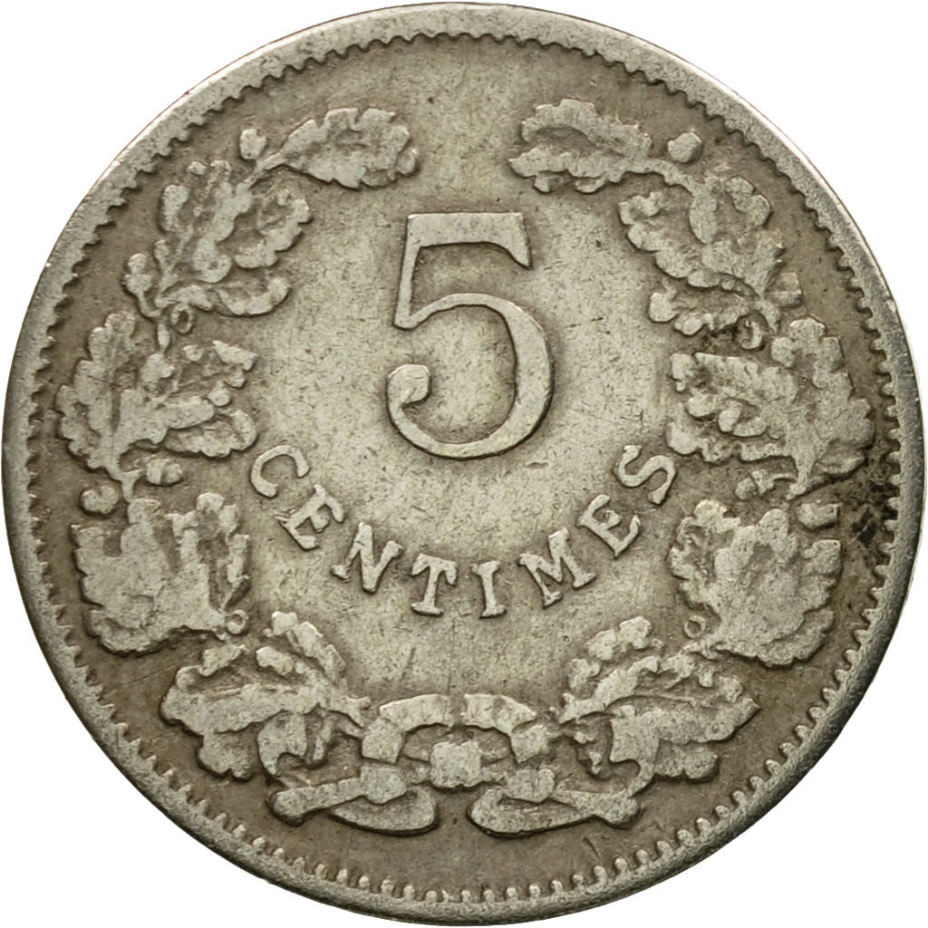 Coin, Luxembourg, William IV, 5 Centimes, 1908, VF(30-35), Copper-nickel, KM:26
