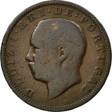 Coin, Portugal, Luiz I, 20 Reis, 1882, F(12-15), Bronze, KM:527