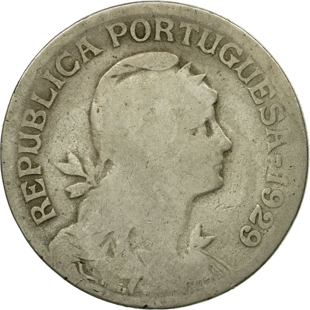 Monnaie, Portugal, Escudo, 1929, B, Copper-nickel, KM:578