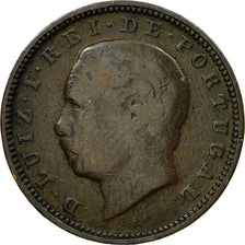 Coin, Portugal, Luiz I, 5 Reis, 1882, EF(40-45), Bronze, KM:525