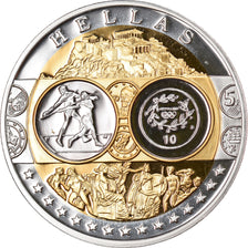 Grèce, Médaille, Euro, Europa, FDC, Argent