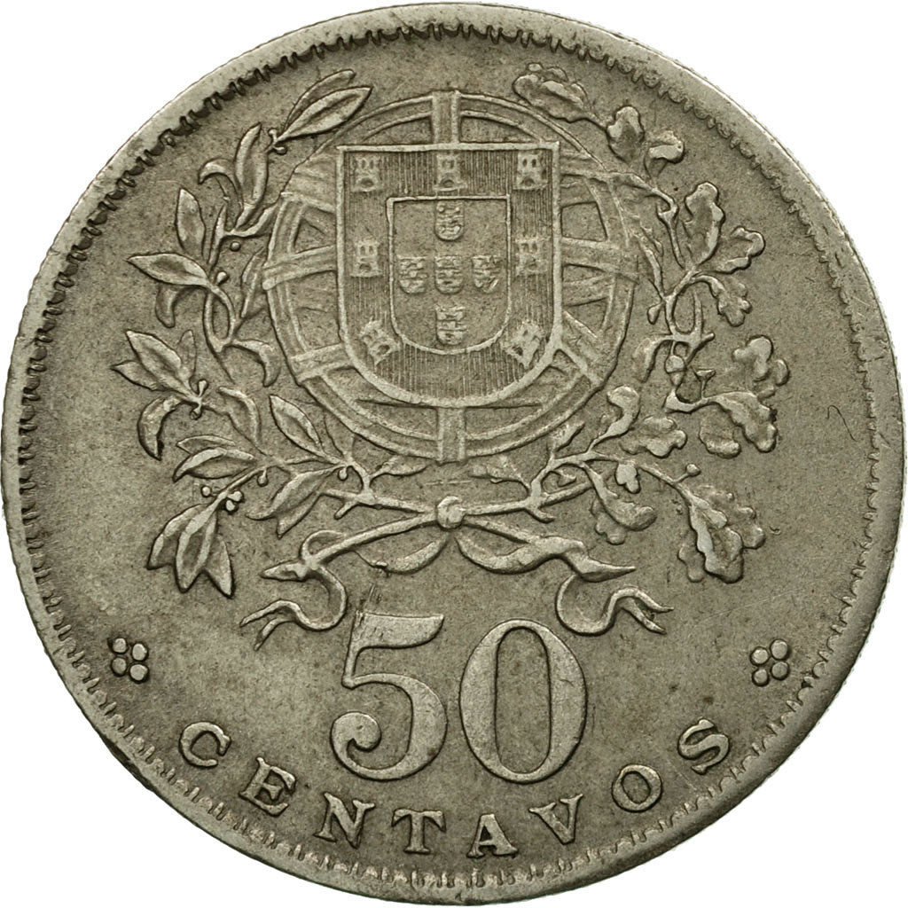 Coin, Portugal, 50 Centavos, 1966, EF(40-45), Copper-nickel, KM:577
