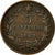 Moneda, Italia, Vittorio Emanuele II, 5 Centesimi, 1862, Naples, MBC, Cobre
