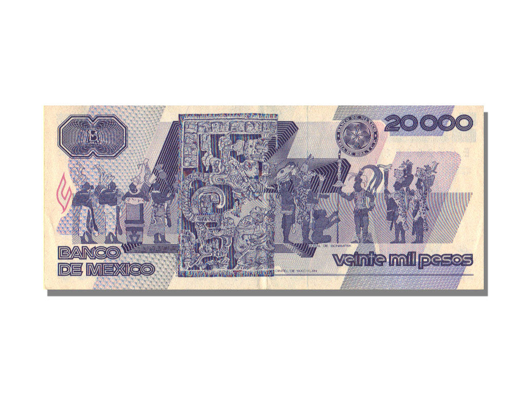 Mexico, 20,000 Pesos, 1989, KM #92b, 1989-03-28, UNC(63), E 9725268