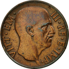 Coin, Italy, Vittorio Emanuele III, 5 Centesimi, 1937, Rome, EF(40-45), Bronze
