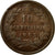 Coin, Italy, Vittorio Emanuele II, 10 Centesimi, 1863, Milan, EF(40-45), Copper