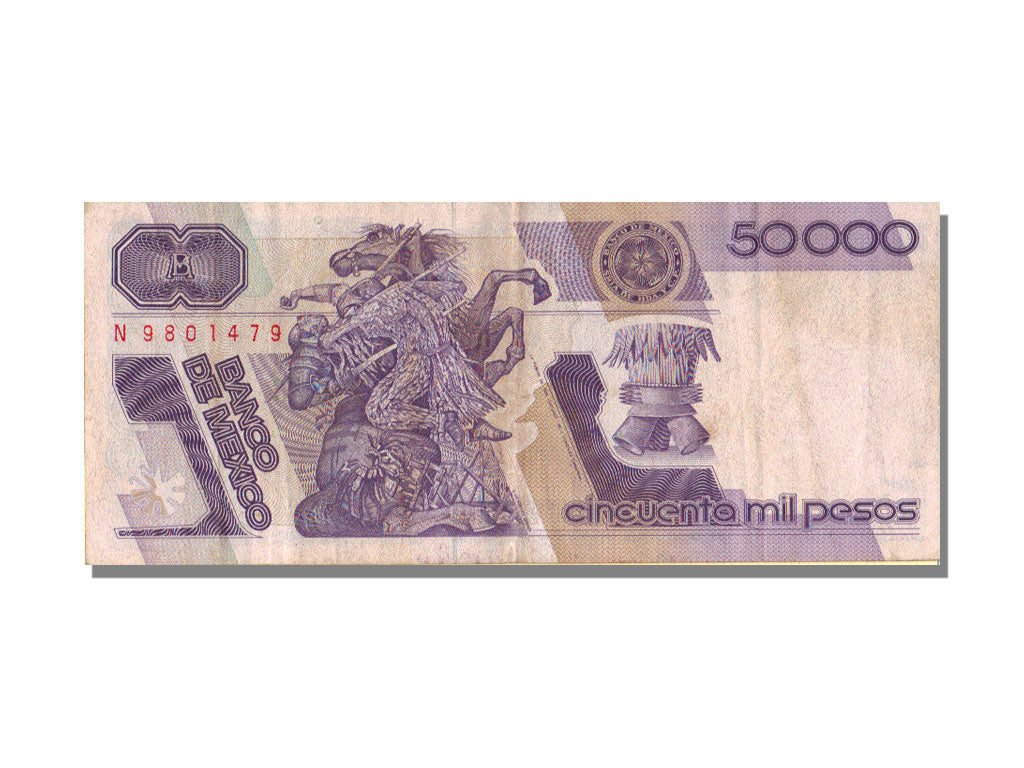 Mexico, 50 000 Pesos, 1990, 1990-01-10, AU(50-53)