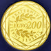 France, 200 Euro, 2011, MS(63), Gold, KM:1757
