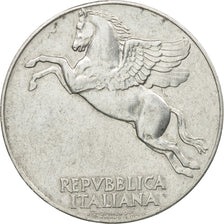 Coin, Italy, 10 Lire, 1948, Rome, EF(40-45), Aluminum, KM:90