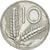 Moneda, Italia, 10 Lire, 1952, Rome, MBC, Aluminio, KM:93