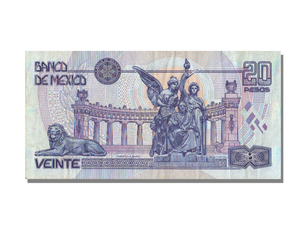 Mexico, 20 Pesos, 1999, KM #106d, 1999-04-23, UNC(63), V 9816411