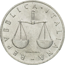Coin, Italy, Lira, 1956, Rome, EF(40-45), Aluminum, KM:91