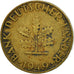 Moneda, ALEMANIA - REPÚBLICA FEDERAL, 10 Pfennig, 1949, Munich, BC+, Latón