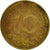Monnaie, République fédérale allemande, 10 Pfennig, 1981, Munich, TB, Brass