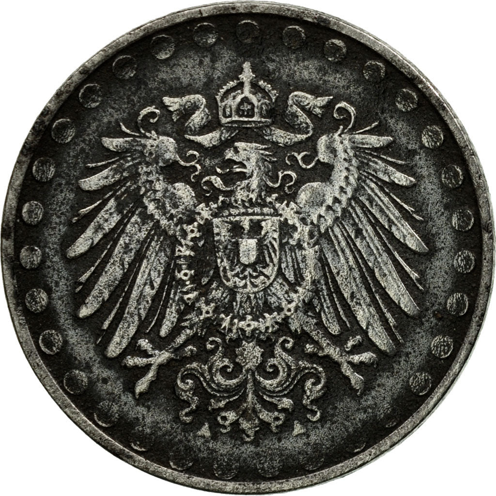 Coin, GERMANY - EMPIRE, 10 Pfennig, 1917, Berlin, EF(40-45), Iron, KM:20
