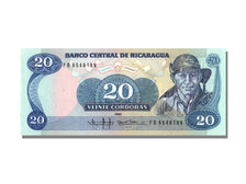 Banknote, Nicaragua, 20 Cordobas, 1985, KM:152, UNC(65-70)