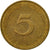 Coin, GERMANY - FEDERAL REPUBLIC, 5 Pfennig, 1973, Hambourg, EF(40-45), Brass