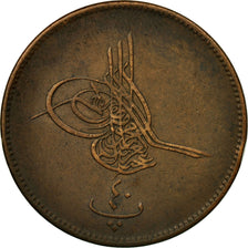Moneta, Egitto, Abdul Aziz, 40 Para, Qirsh, 1277//10, Misr, BB, Bronzo, KM:248.1