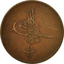 Coin, Egypt, Abdul Aziz, 10 Para, 1864, VF(30-35), Bronze, KM:241
