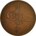 Coin, Egypt, Abdul Aziz, 10 Para, 1864, VF(30-35), Bronze, KM:241