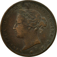 Coin, Jersey, Victoria, 1/24 Shilling, 1877, EF(40-45), Bronze, KM:7