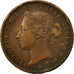Coin, Jersey, Victoria, 1/12 Shilling, 1877, VF(30-35), Bronze, KM:8