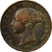 Coin, Great Britain, Victoria, 1/2 Penny, 1858, EF(40-45), Copper, KM:726