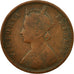 Münze, INDIA-BRITISH, Victoria, 1/4 Anna, 1883, SS, Kupfer, KM:486