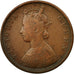 Coin, INDIA-BRITISH, Victoria, 1/2 Anna, 1862, VF(30-35), Copper, KM:468