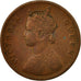 Monnaie, INDIA-BRITISH, Victoria, 1/4 Anna, 1862, TB, Cuivre, KM:467