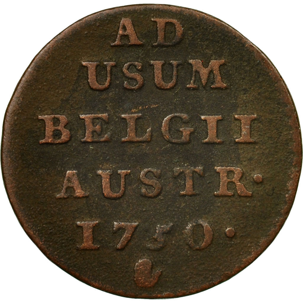 Coin, AUSTRIAN NETHERLANDS, Maria Theresa, Liard, Oord, 1750, Anvers, VF(30-35)