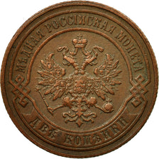 Coin, Russia, Nicholas II, 2 Kopeks, 1900, Saint-Petersburg, AU(50-53), Copper