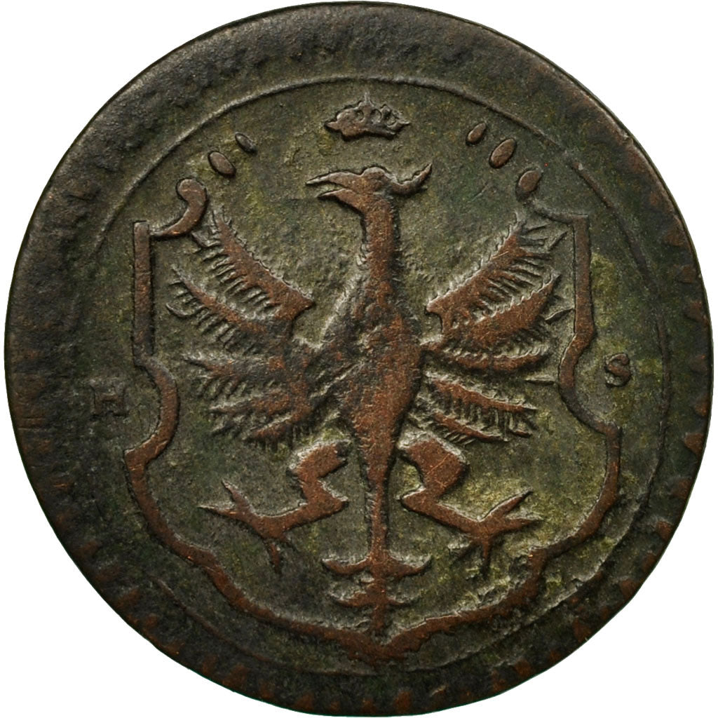Coin, German States, DORTMUND, 1/4 Stüber, 1754, VF(30-35), Copper, KM:105