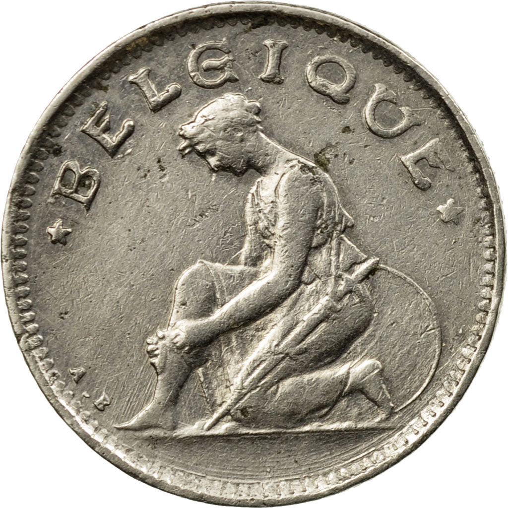 Coin, Belgium, 50 Centimes, 1930, EF(40-45), Nickel, KM:87