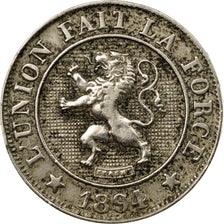 Coin, Belgium, Leopold II, 10 Centimes, 1894, F(12-15), Copper-nickel, KM:42
