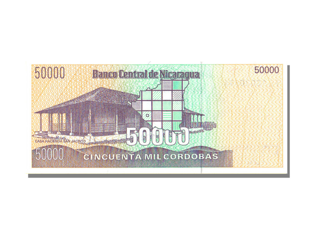 Nicaragua, 50,000 Córdobas, KM #161, UNC(65-70), FA