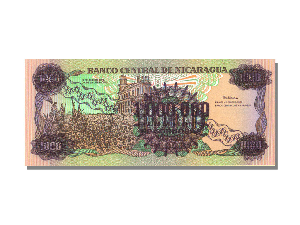Nicaragua, 1 000 000 Cordobas / 1 000 Cordobas, 1985, UNC(65-70), FC