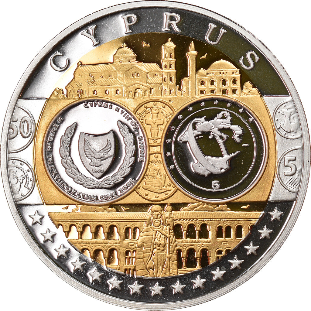 Cyprus, Medaille, L'Europe, 2010, UNC, Zilver