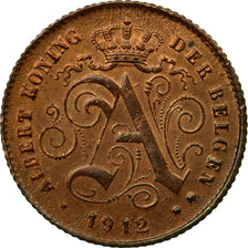 Moneta, Belgio, Centime, 1912, BB, Rame, KM:77