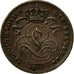 Coin, Belgium, Leopold II, Centime, 1887, EF(40-45), Copper, KM:34.1