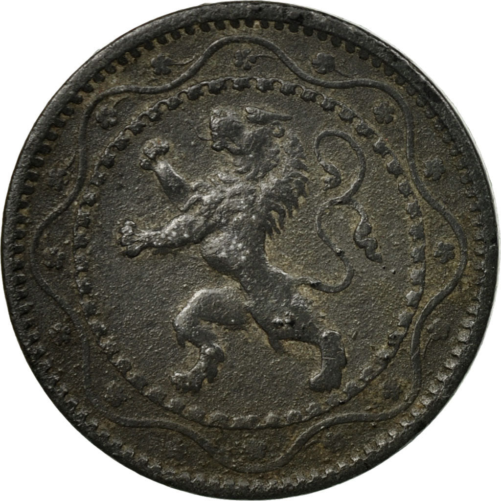 Coin, Belgium, 5 Centimes, 1915, EF(40-45), Zinc, KM:80