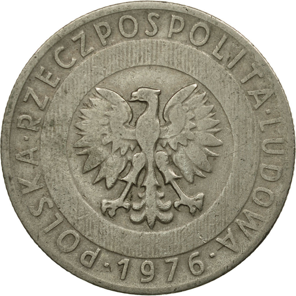 Monnaie, Pologne, 20 Zlotych, 1976, Warsaw, TB+, Copper-nickel, KM:67