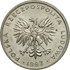 Coin, Poland, 20 Zlotych, 1987, Warsaw, EF(40-45), Copper-nickel, KM:153.1