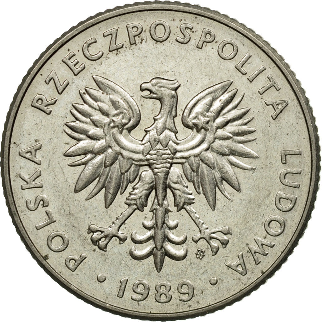 Monnaie, Pologne, 20 Zlotych, 1989, Warsaw, TTB+, Copper-nickel, KM:153.2
